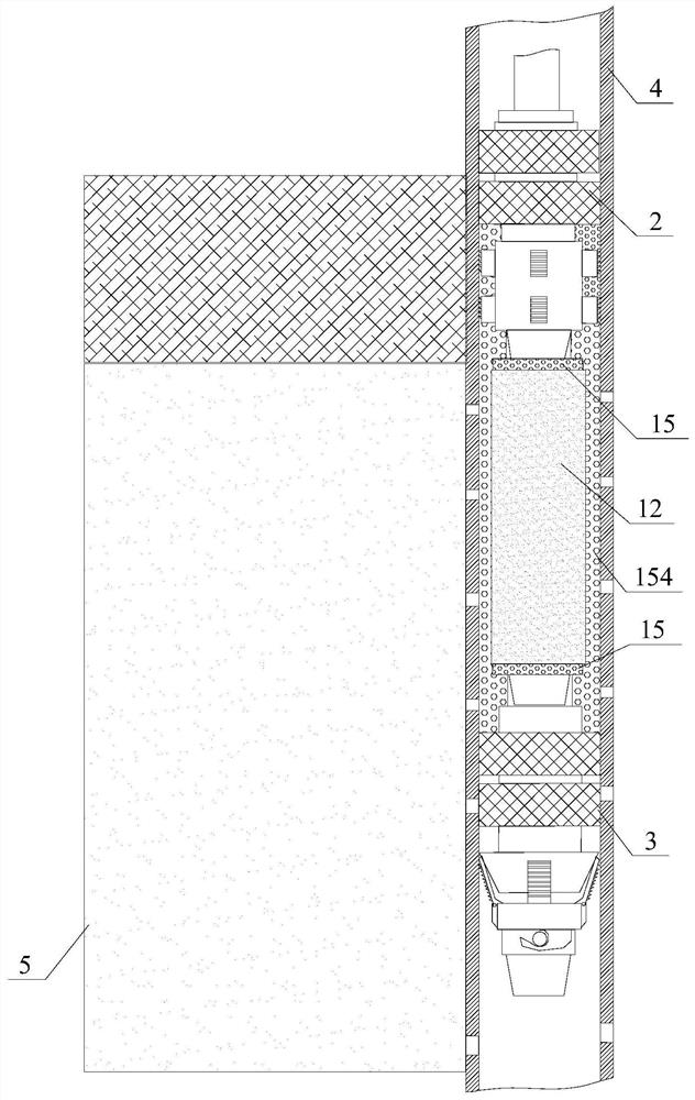 Resistance-increasing oil extraction device capable of improving utilization rate of injected gas and manufacturing method thereof