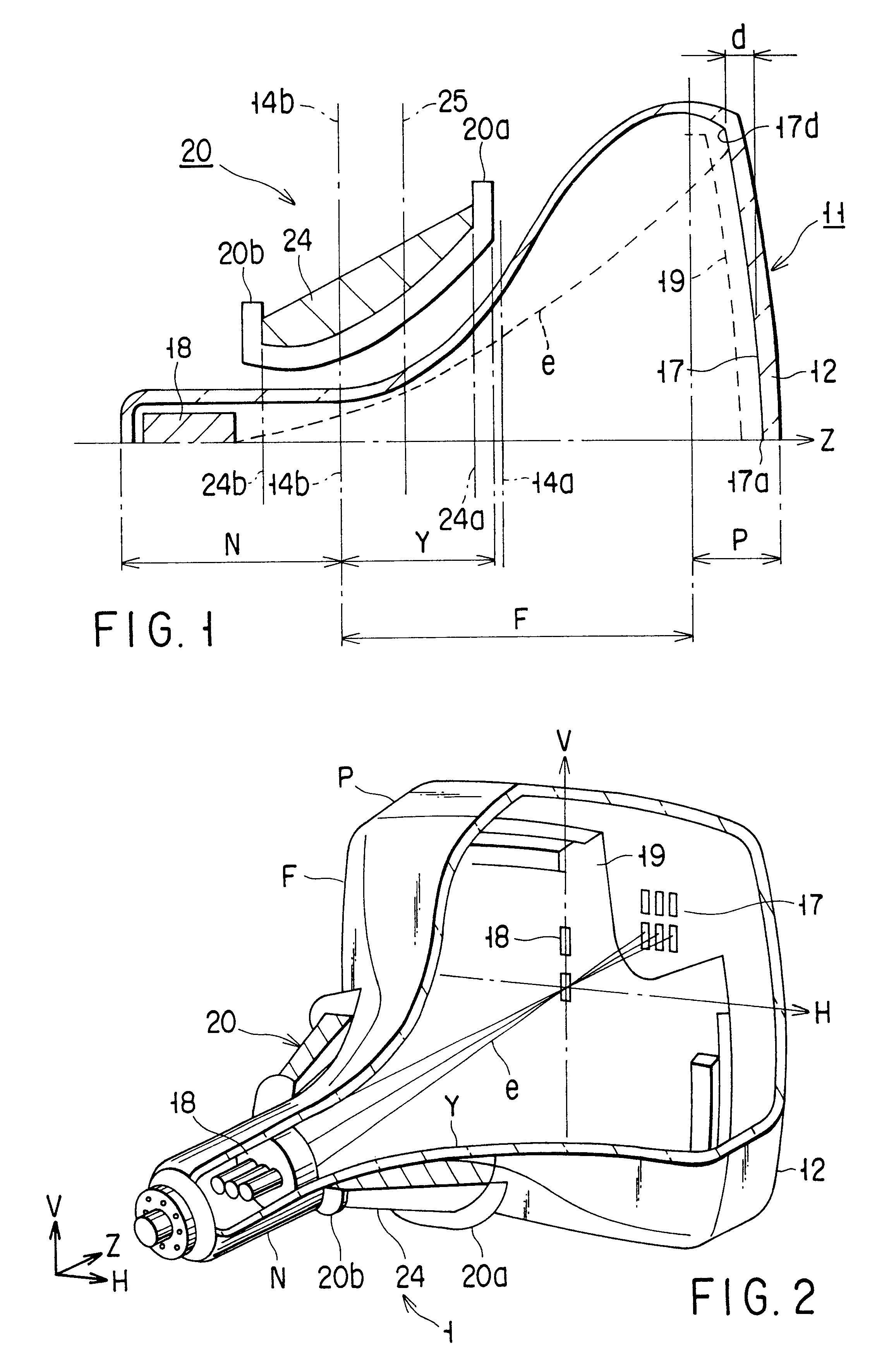 Cathode-ray tube device comprising a deflection yoke with a non-circular core having specified dimensional relationships