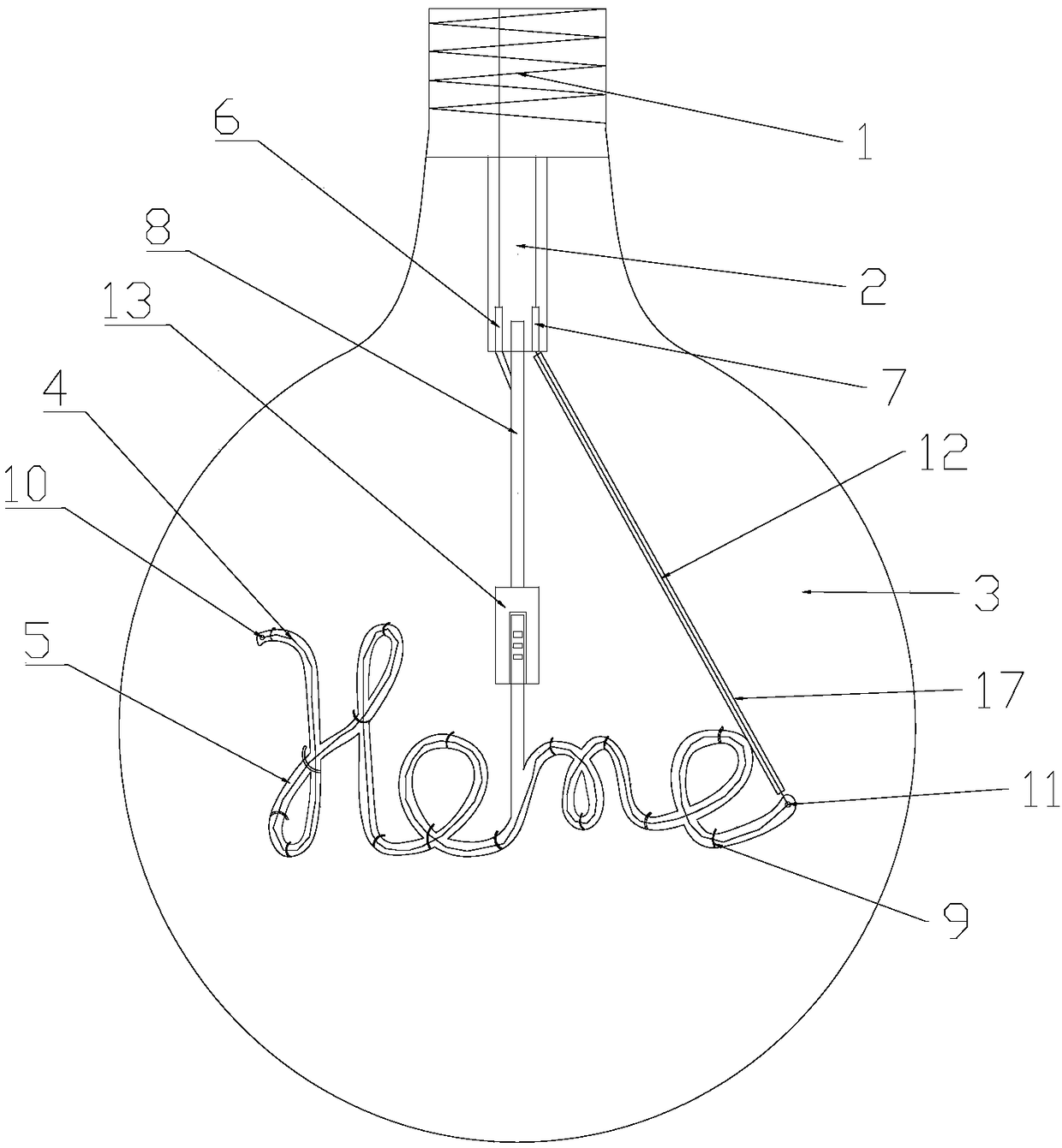 Artistic modeling lamp