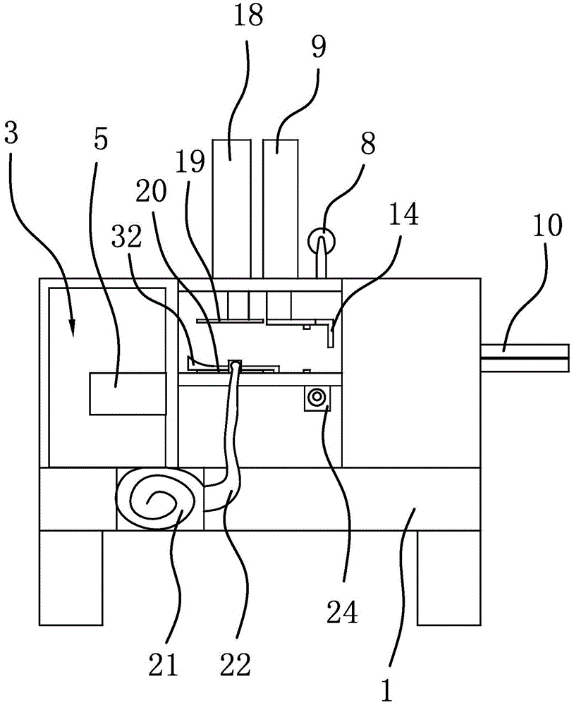 A denim fabric packaging machine