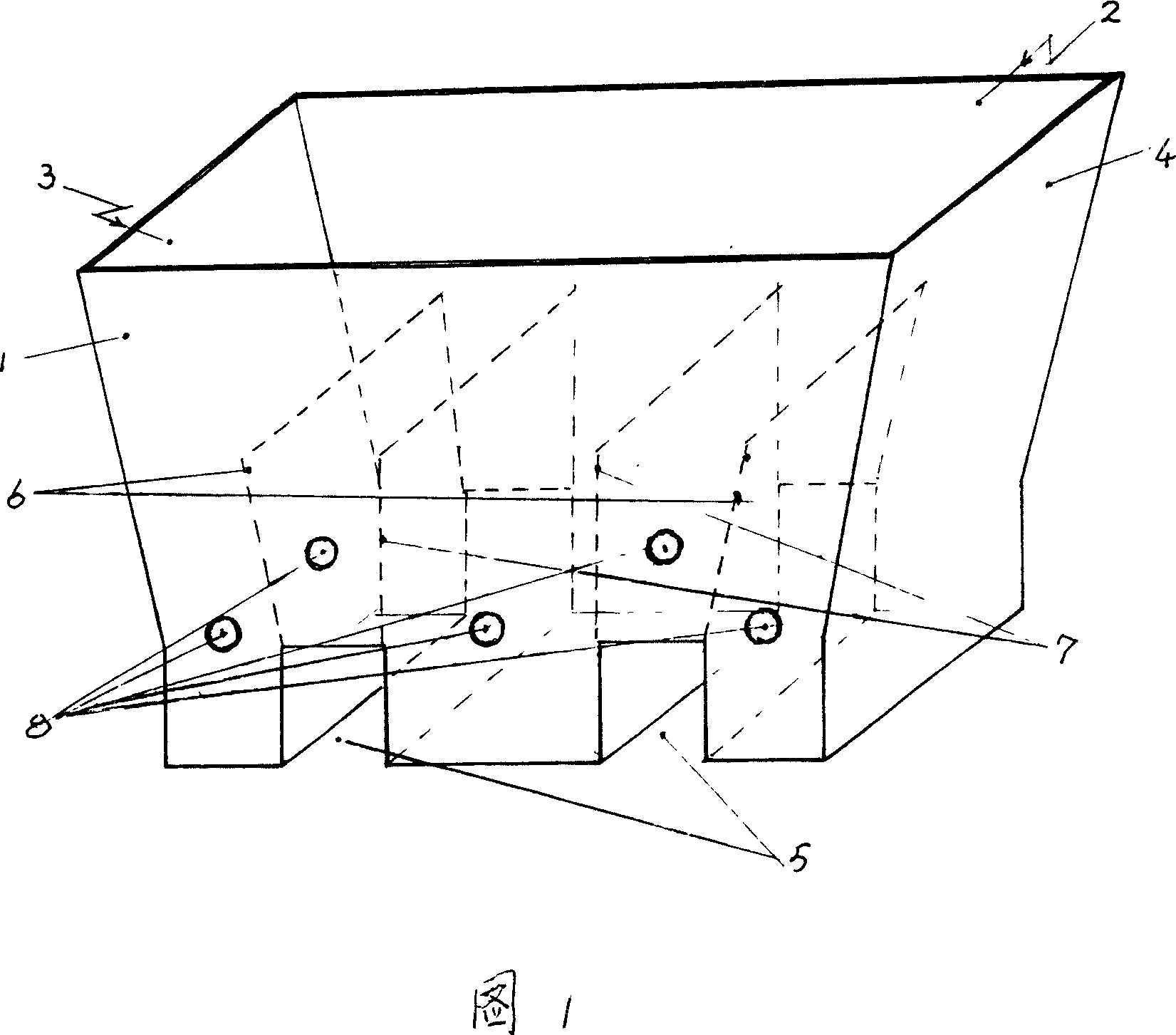 Special-shaped building block feed bucket