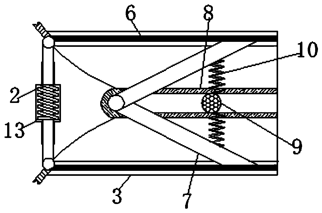 Rubber damper for train for reducing rubber deformation