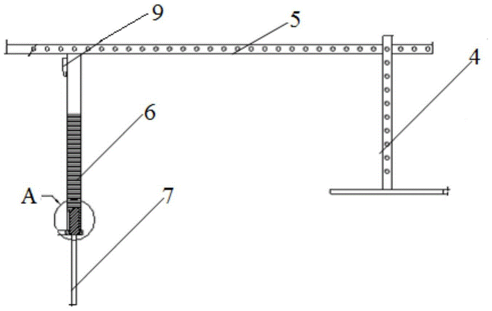 Modal rapid test device and test method for vibration isolation system