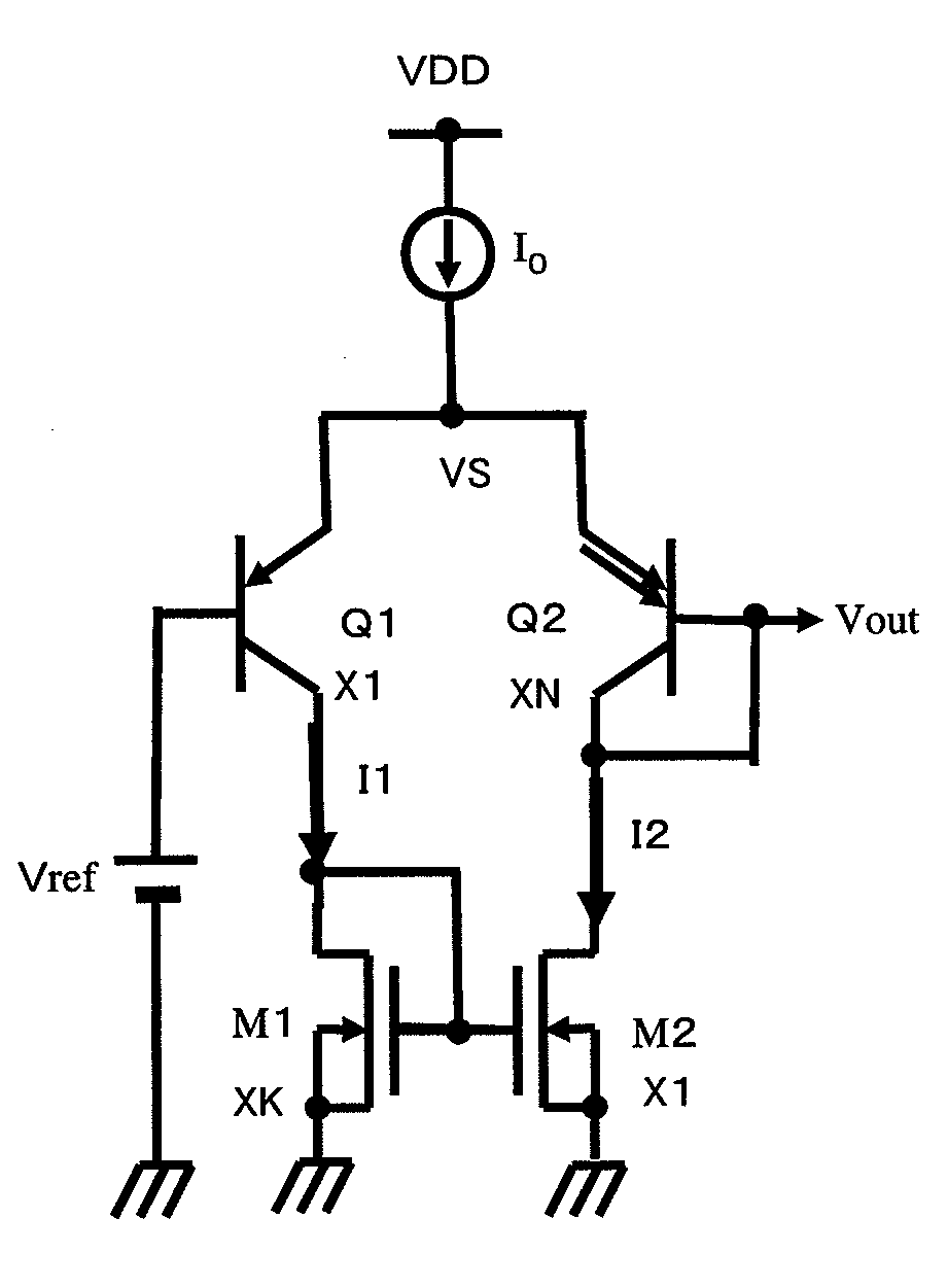 Temperature sensor circuit
