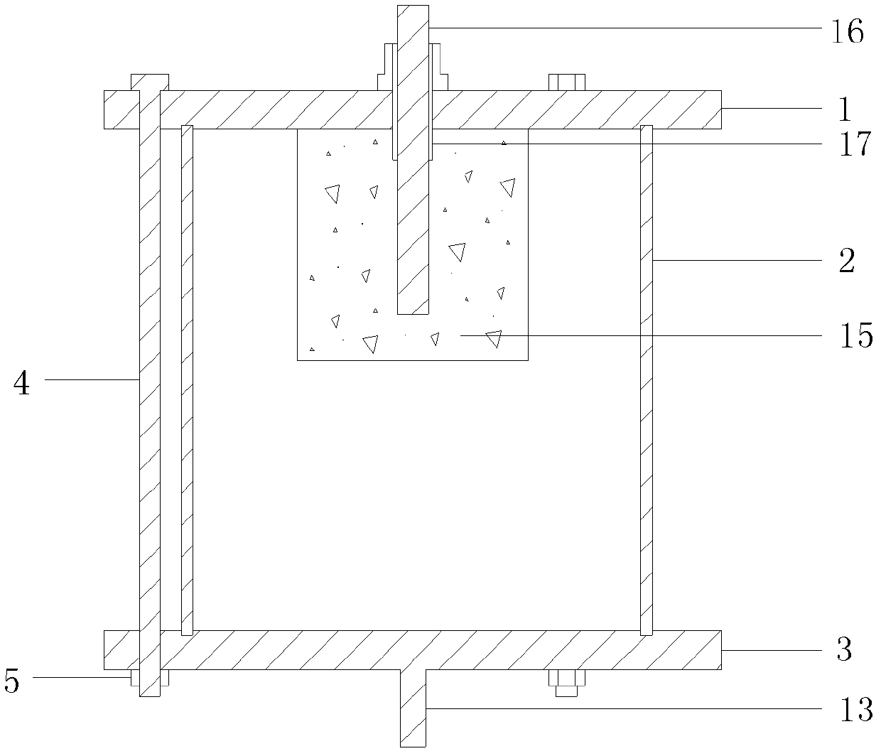 Method and device for measuring bonding strength between reinforcing steel and concrete under action of pre-stress