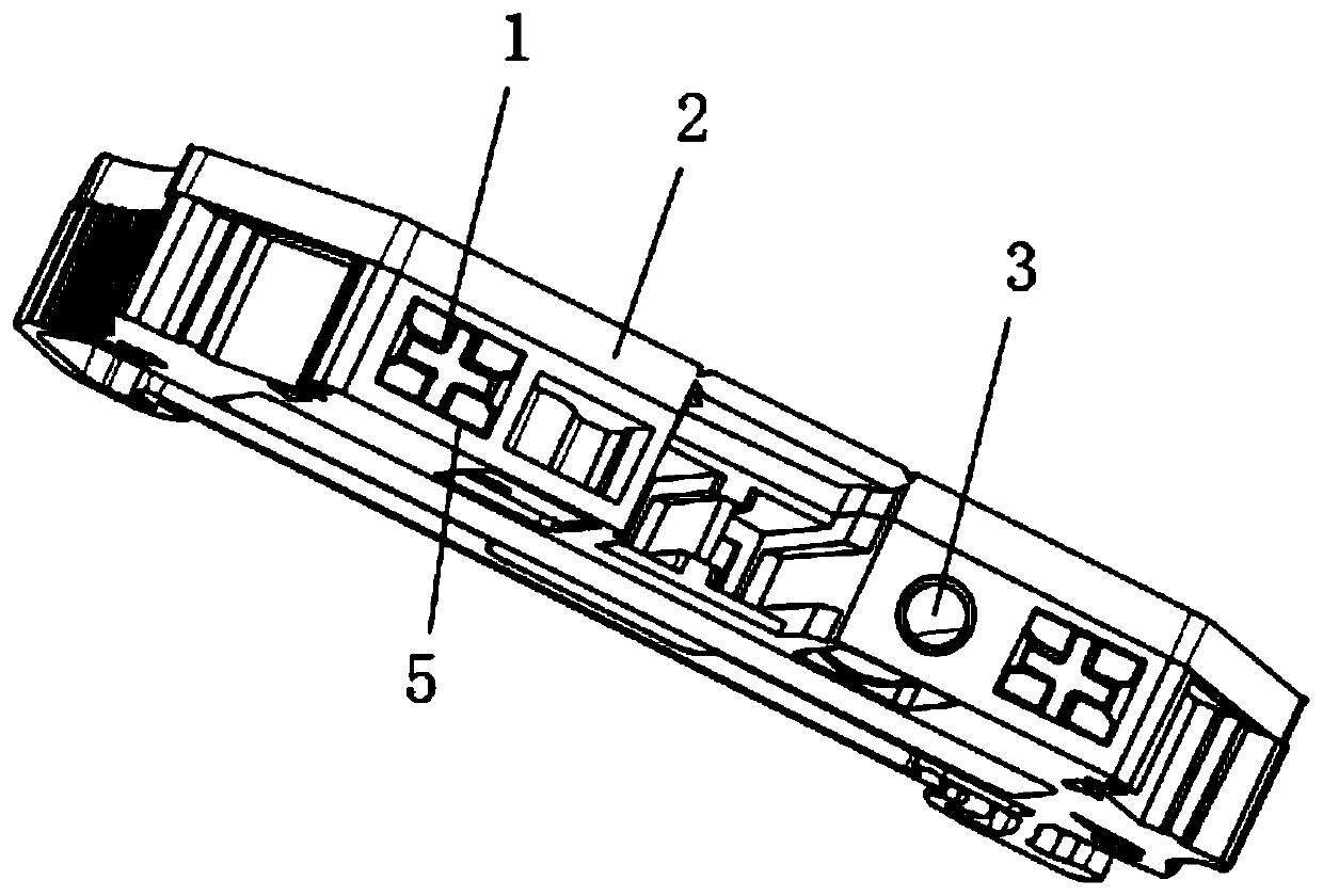 Side surface direct insertion type wiring terminal