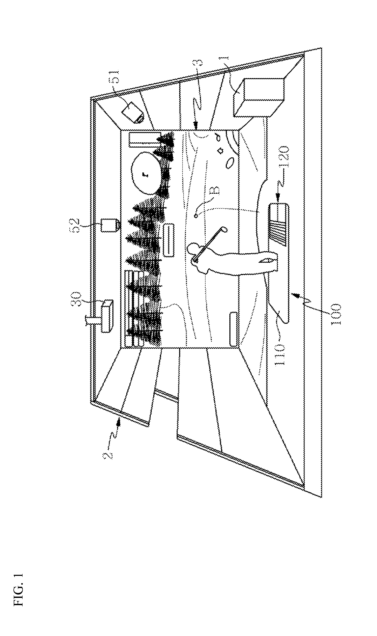 Virtual golf simulation apparatus and method and sensing device and method used for the same