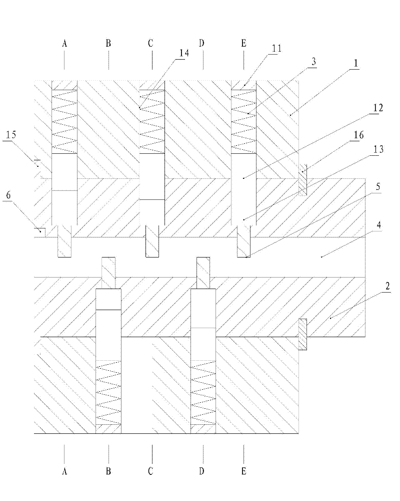 Fork-shaped sheet top locking lock core