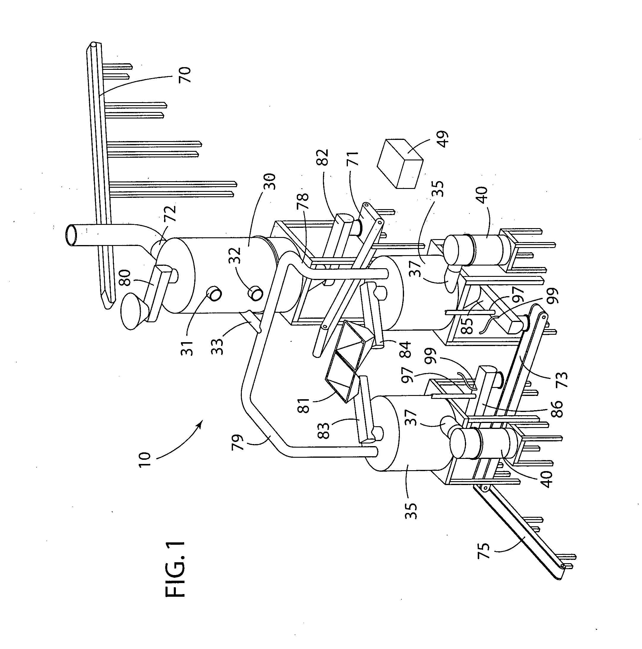 Device for upgrading solid organic materials