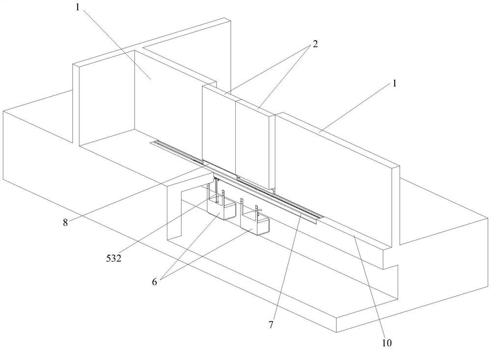 Double-open sliding door