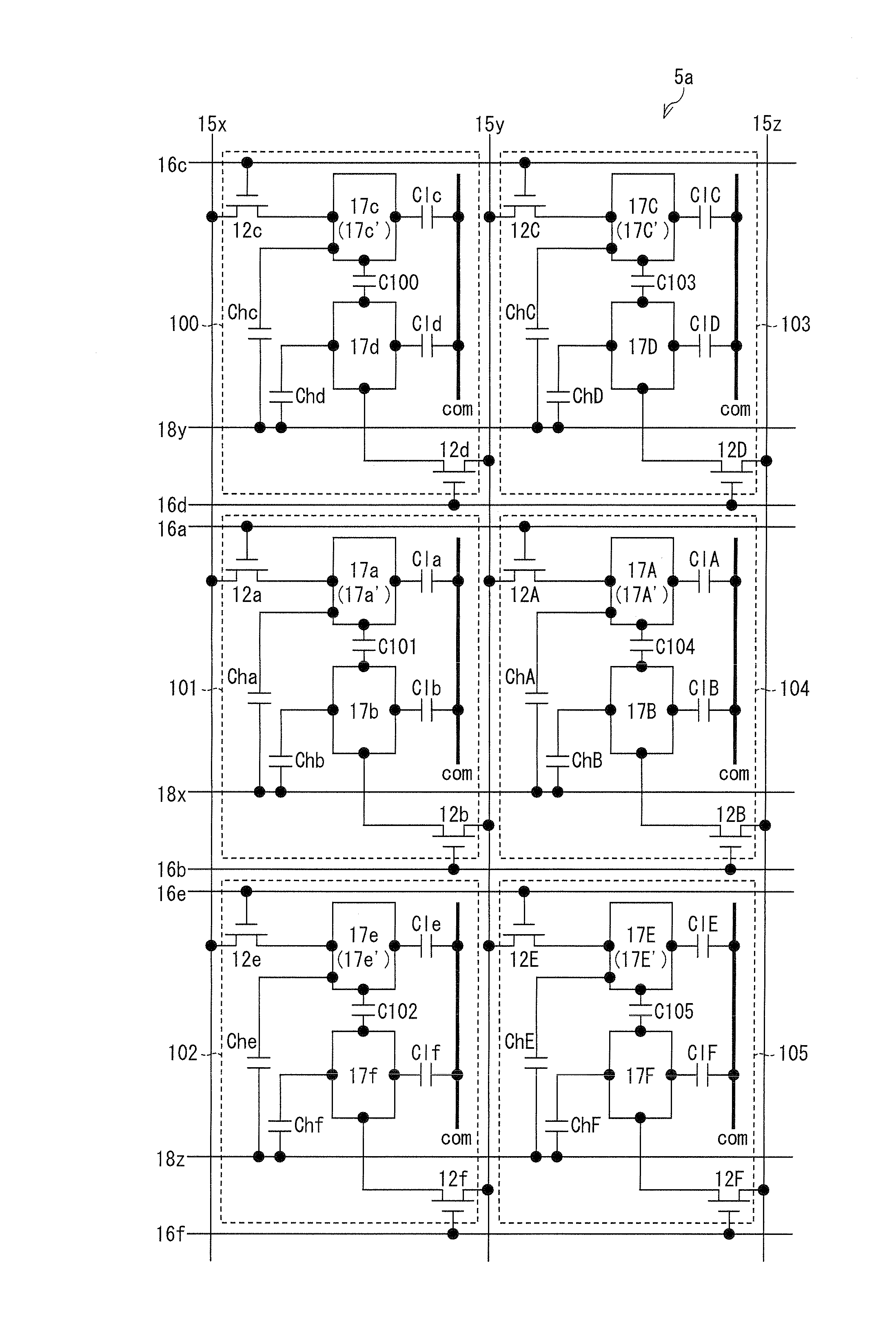 Active matrix substrate, liquid crystal panel, liquid crystal display device, liquid crystal display unit, and television receiver