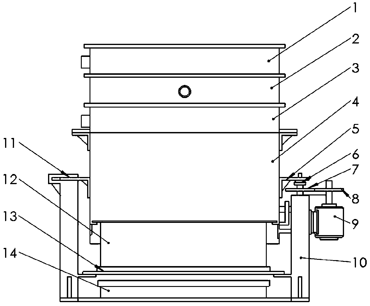 Mechanical sliding sheet translation type precise seeding mechanism