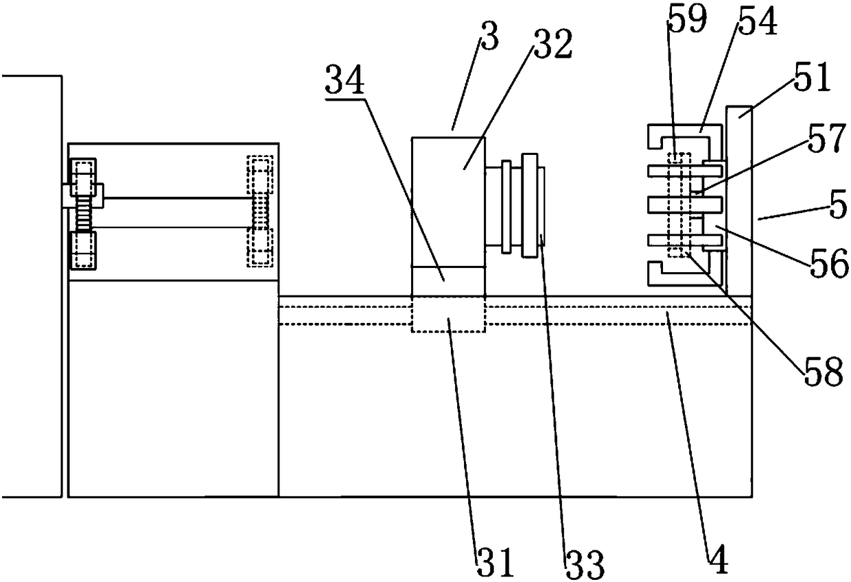 Bearing race production line with bearing outer ring machining device and working method thereof