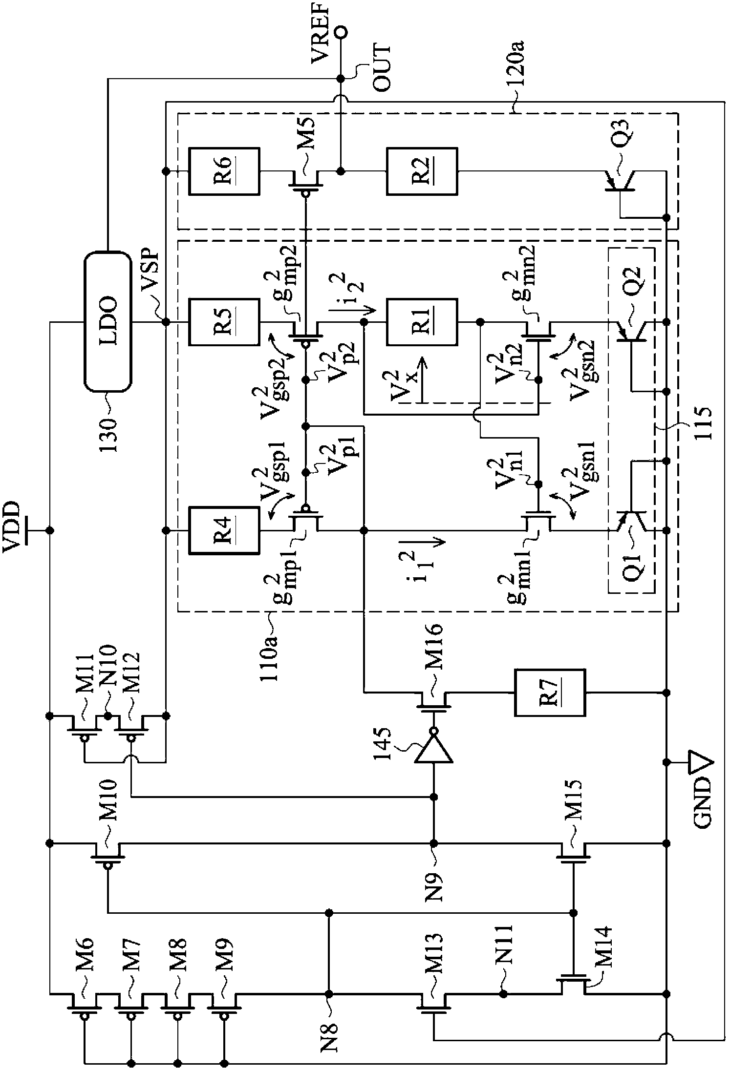 Bandgap circuit