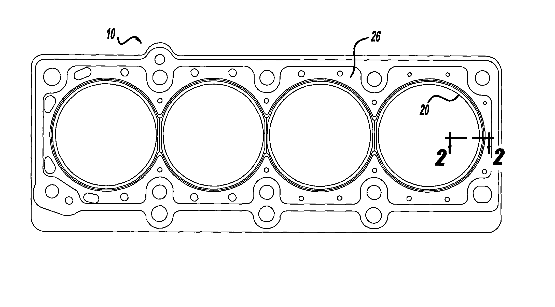 Sealing gasket with flexible stopper
