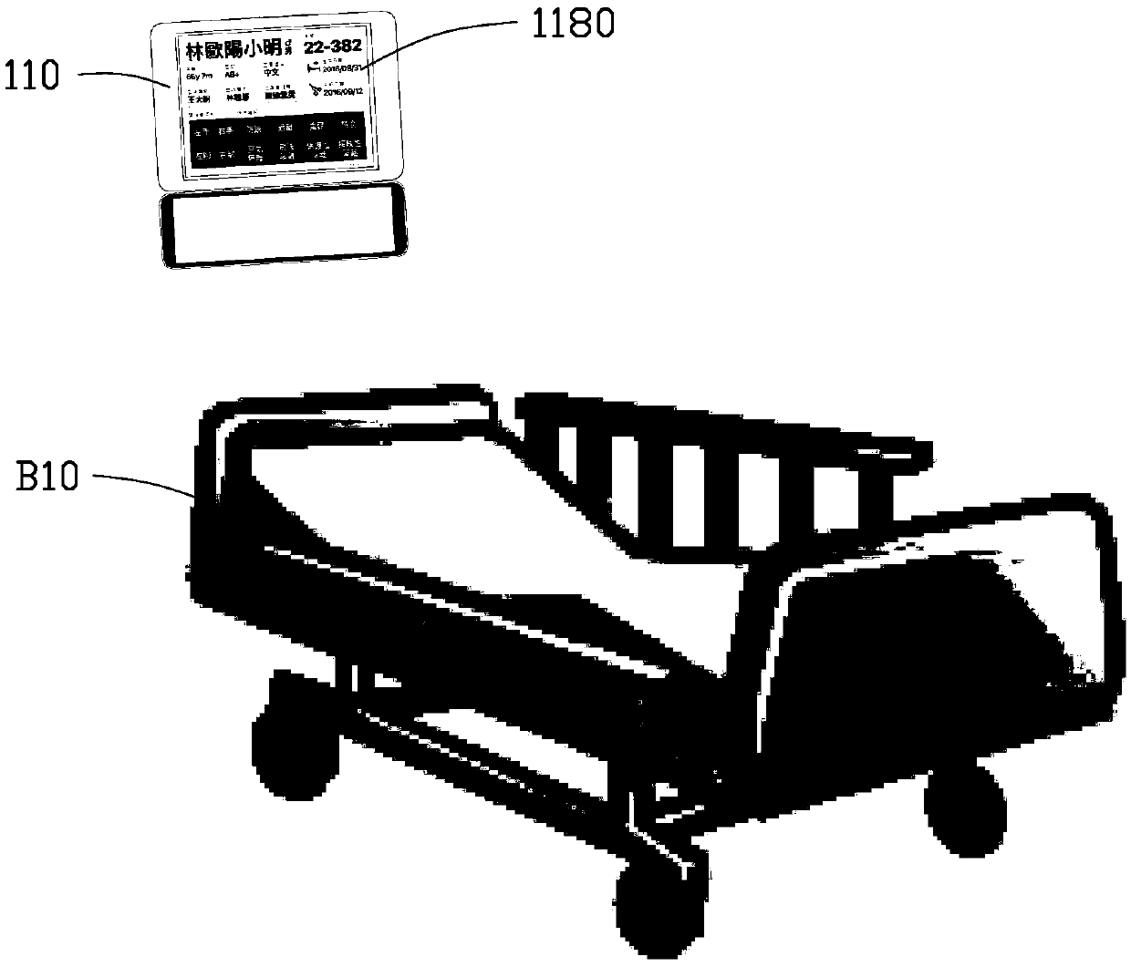 Digital bedside card system