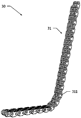 Flexible folding edge, supporting assembly and display device