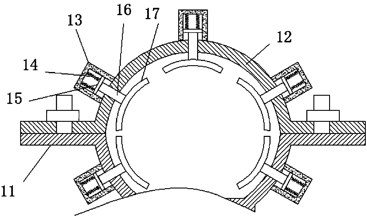 Fixing device for mounting drainage pipe