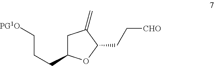 Process for preparation of 3-((2s,5s)-4-methylene-5-(3-oxopropyl)tetrahydrofuran-2-yl)propanol derivatives and intermediates useful thereof