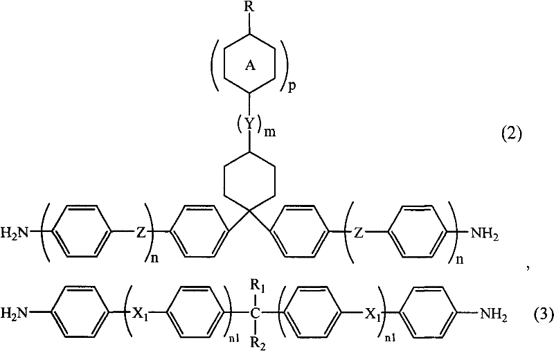 Polyamic acid component and alignment film produced by the same