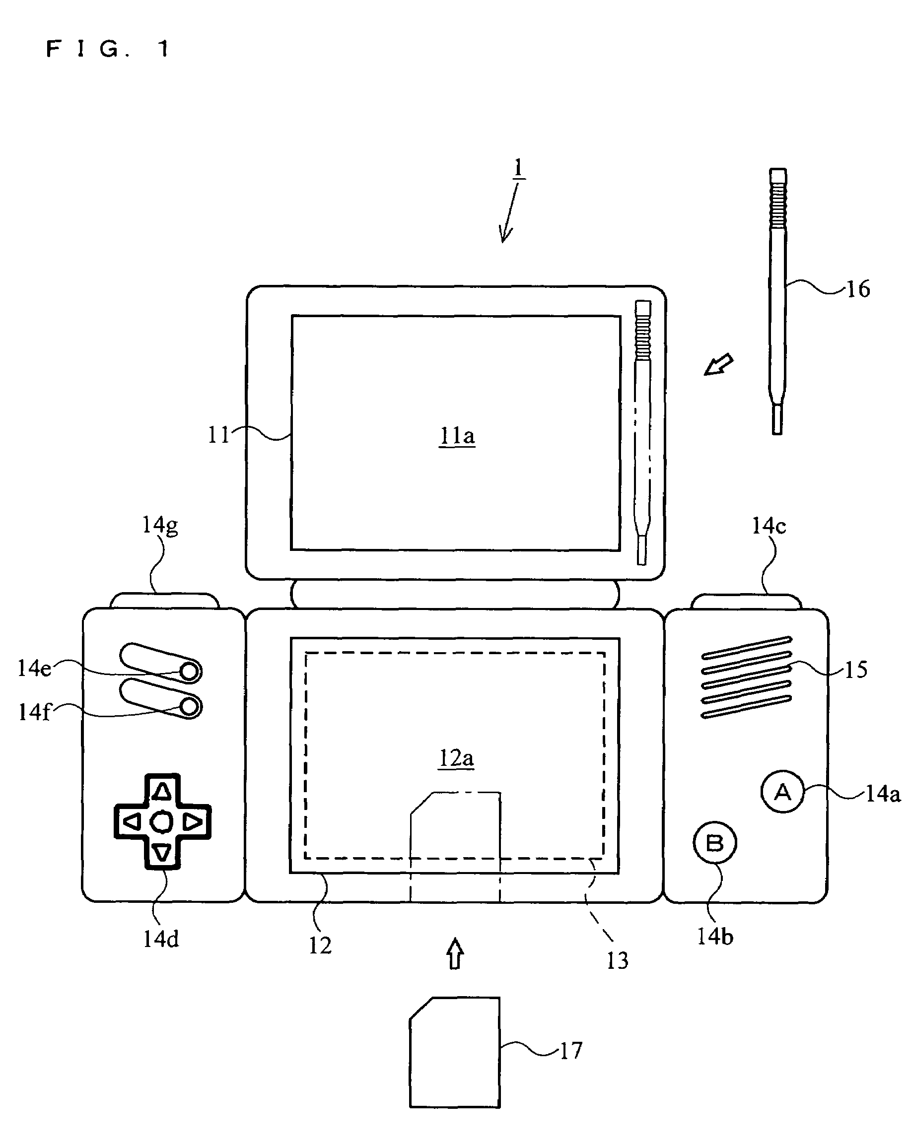 Recording medium storing video game program and video game device
