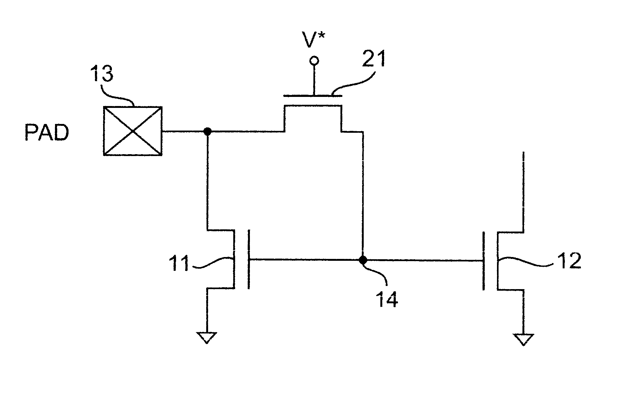 Modified current mirror circuit for BiCMOS application