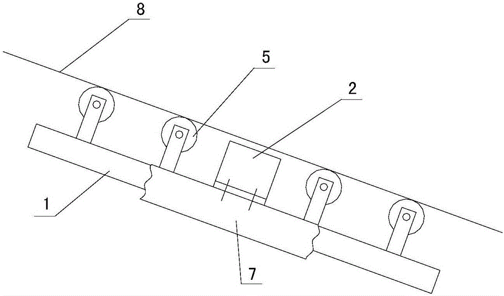 Method for weighing belt conveyor and weighing device