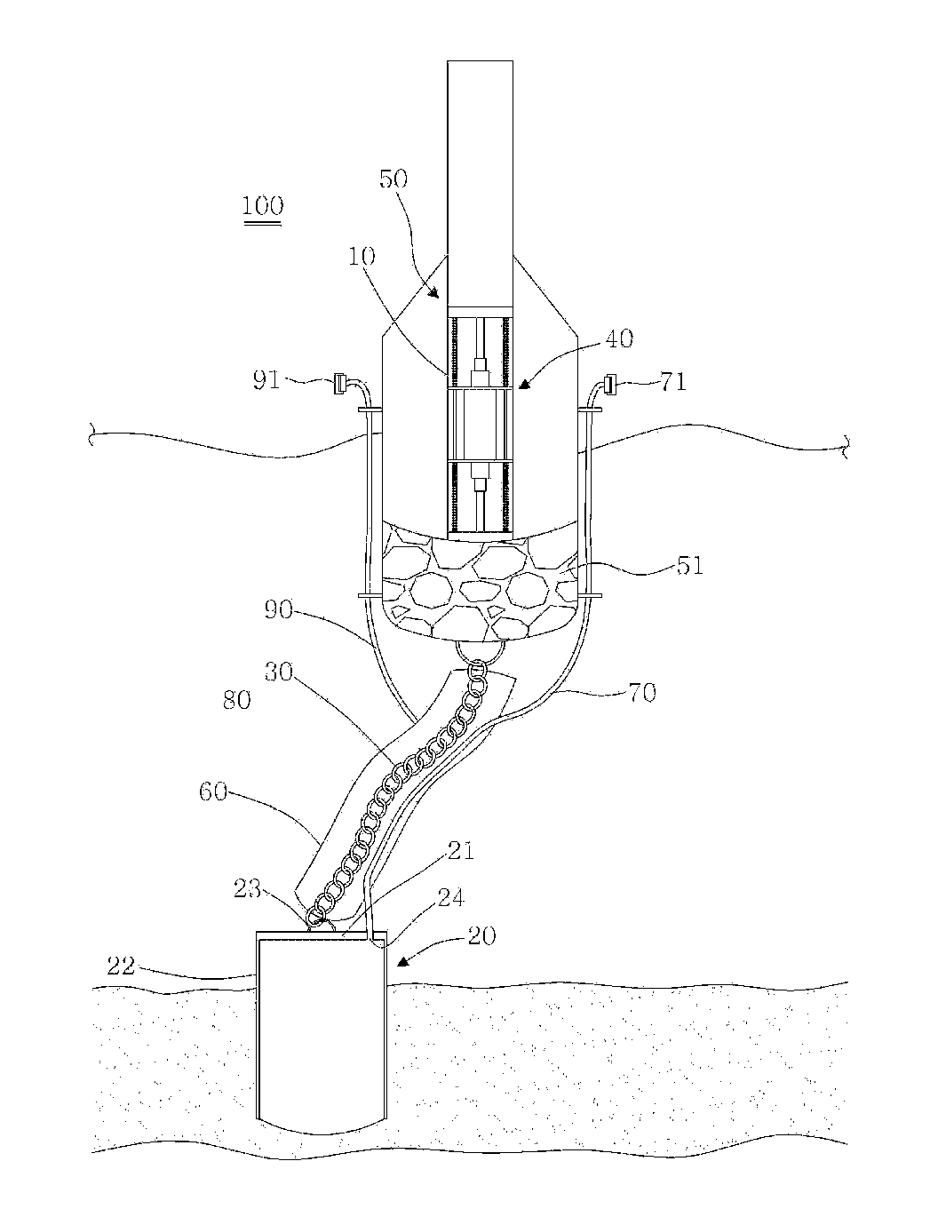 Wave activated power generator