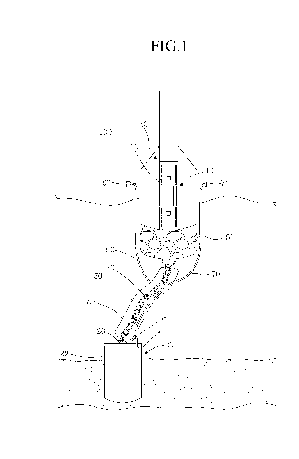 Wave activated power generator