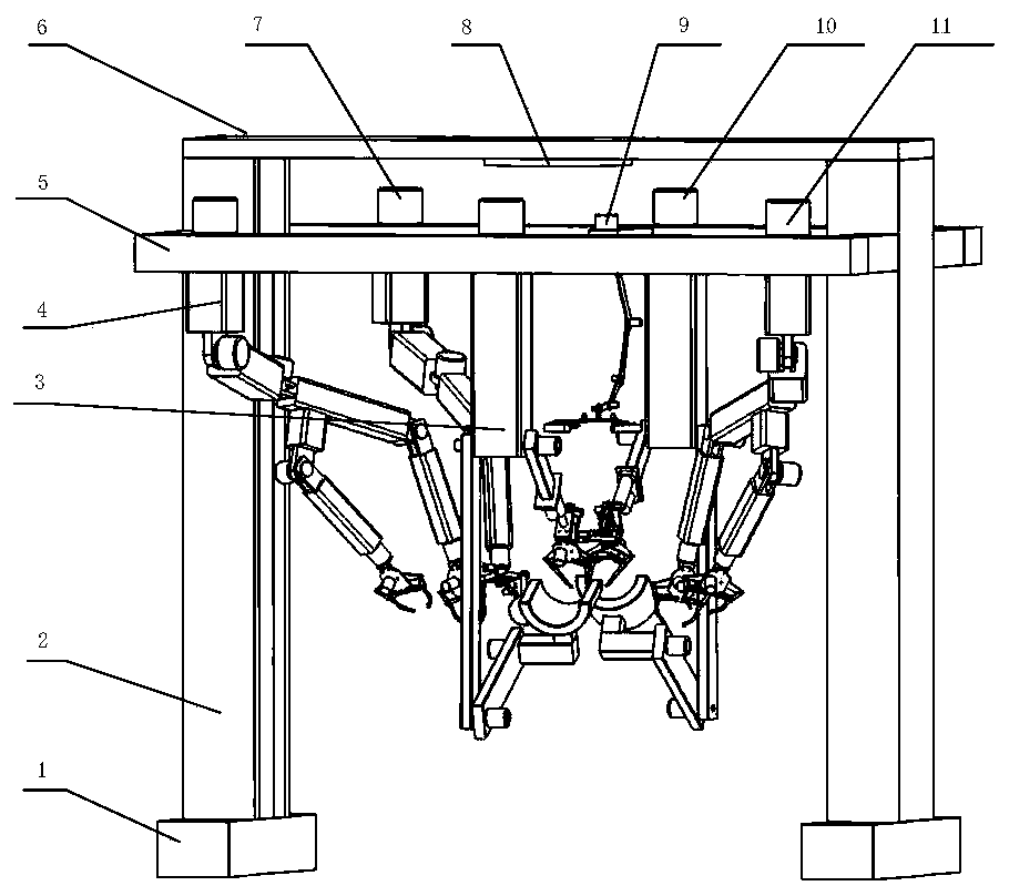 An auxiliary robot for total knee replacement surgery