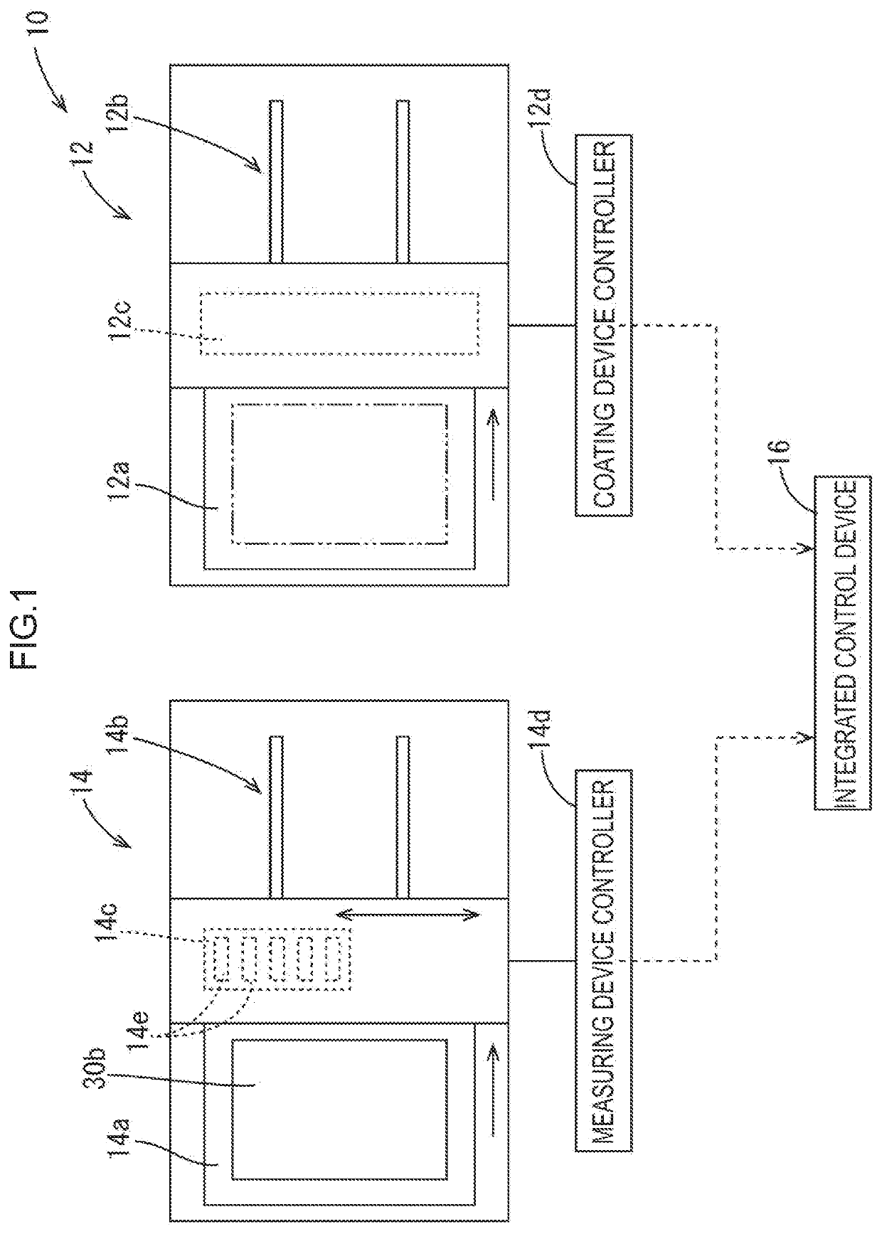 Display panel producing system and method of producing display panel