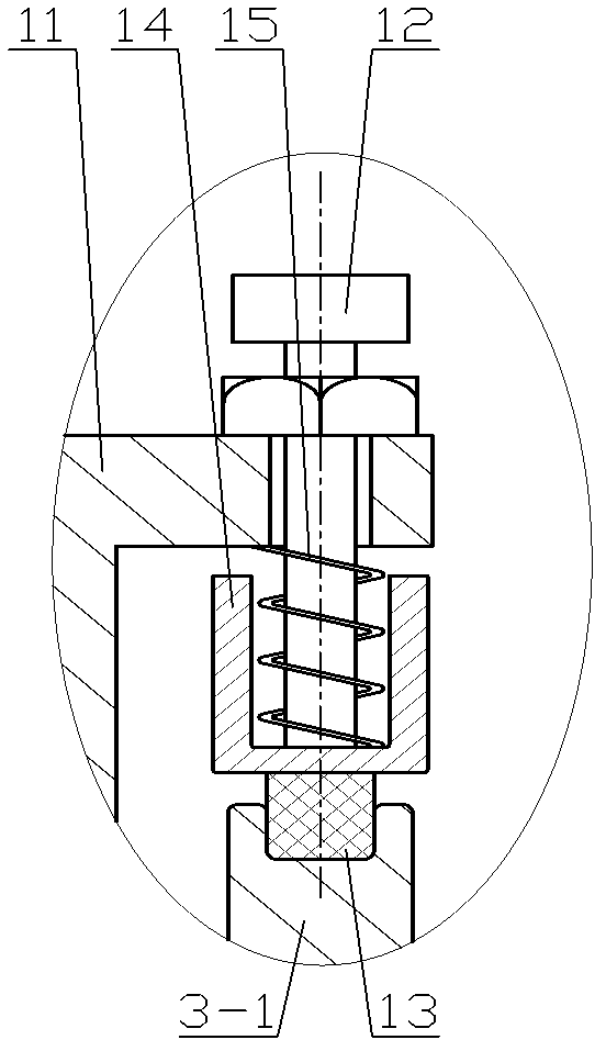 Rapid dismounting type supporting structure for coiled paper roll
