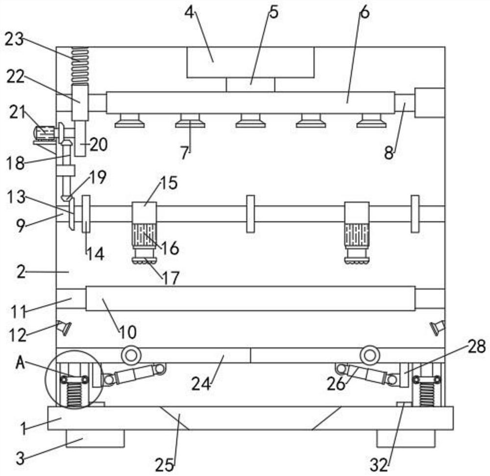 Debris cleaning device for numerical control machine tool