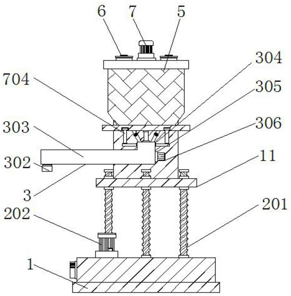 Automatic feeding device for backing material processing