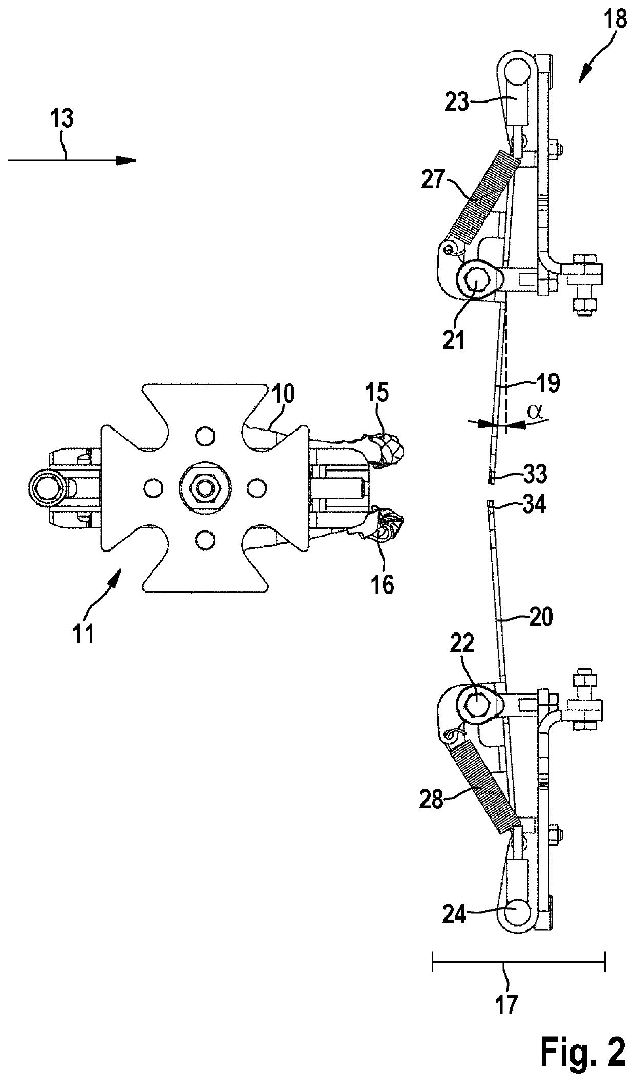 Device for measuring the shoulder joint position of continuously conveyed poultry carcasses, arrangements for filleting poultry carcasses and corresponding methods