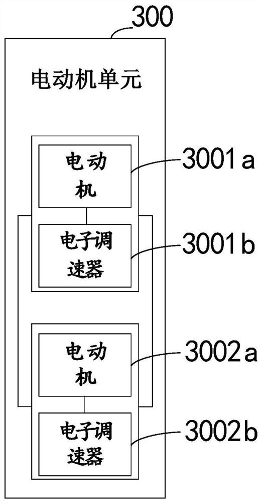 Airborne circuit of multi-rotor unmanned aerial vehicle