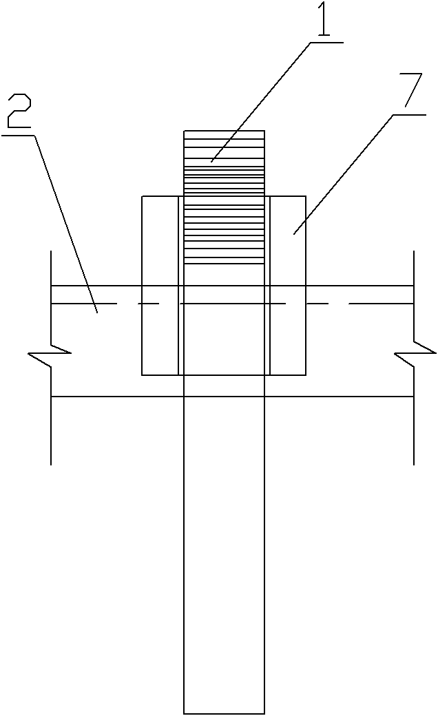 Integrated fixation and installation method for bolt