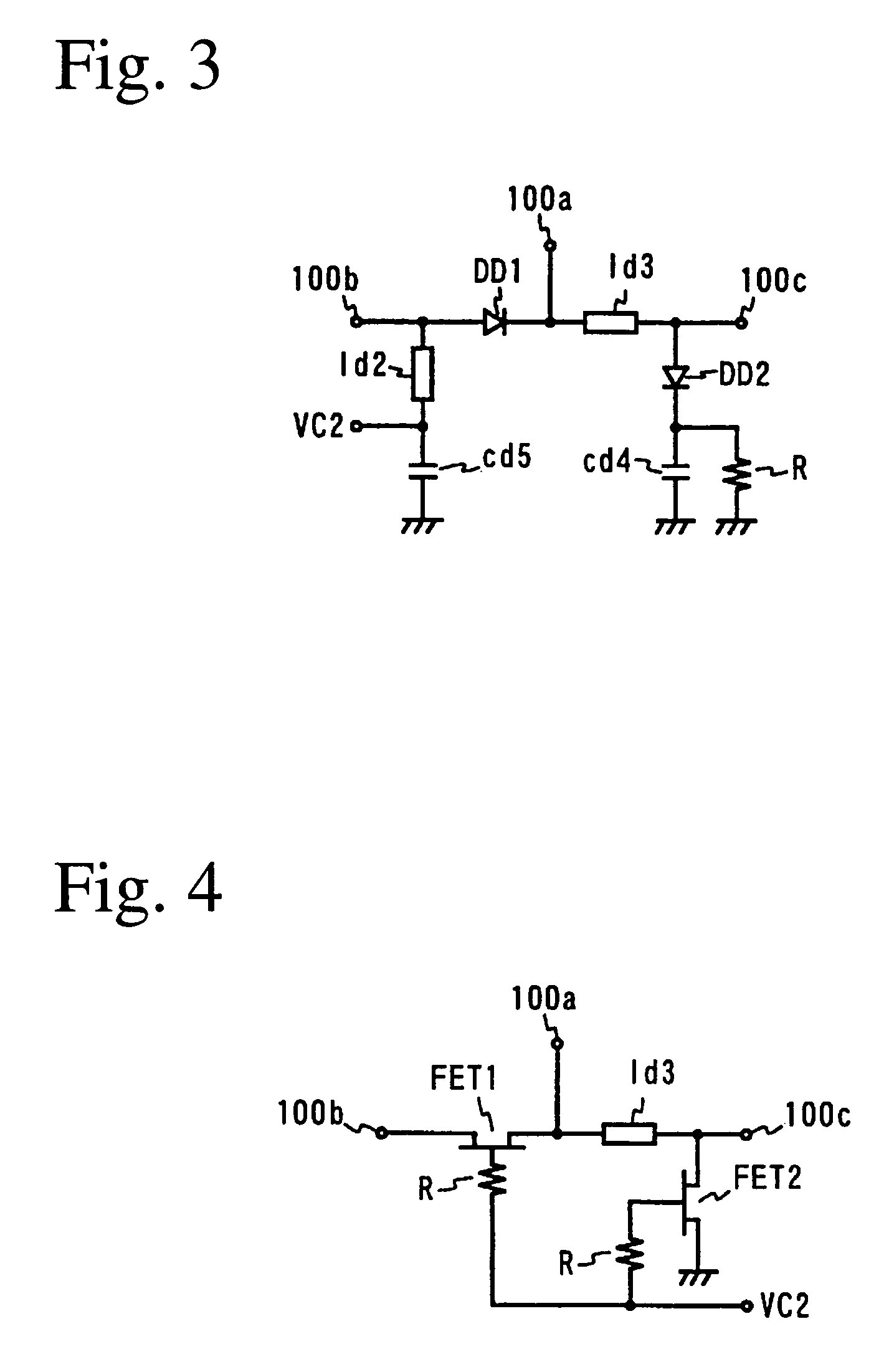 Switch circuit and composite high frequency elements