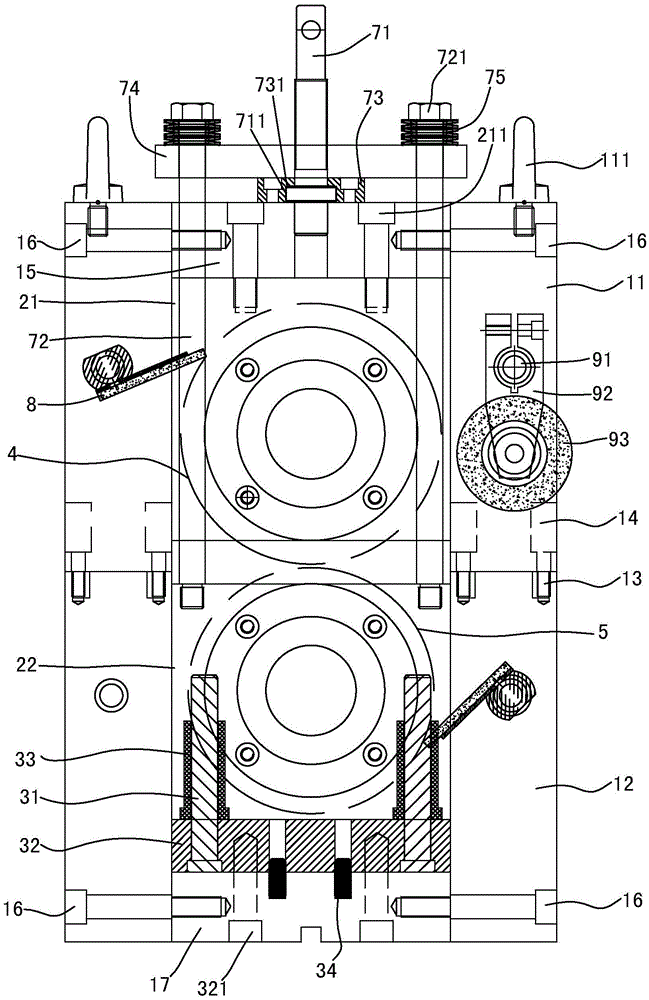 Rotary die cutting device