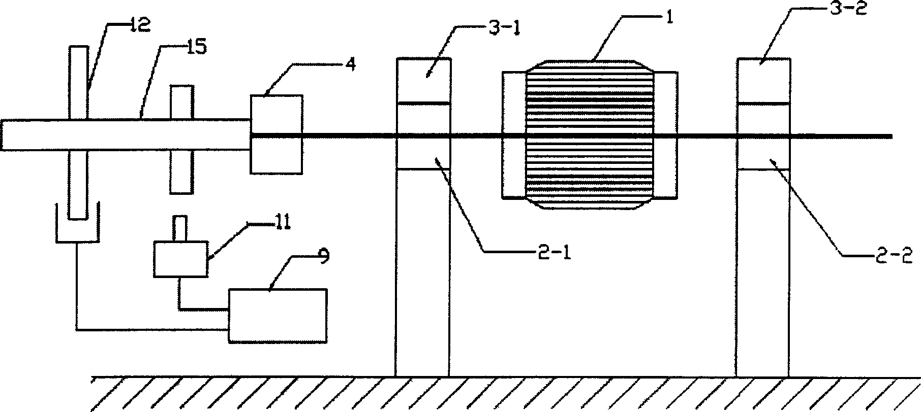 Rotating magnetic field type driver for active controlling torsional vibration of rotational axis system