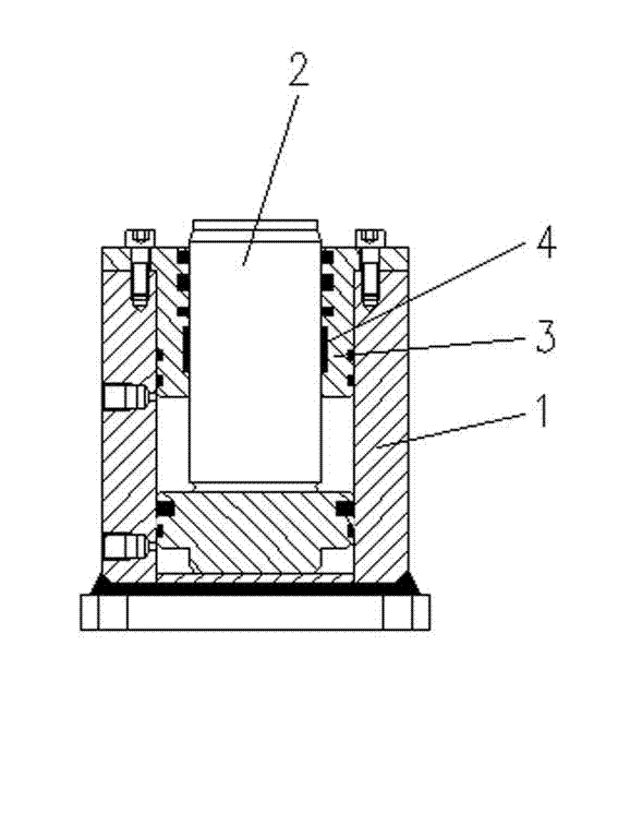 Satellite car supporting oil cylinder of continuous-type tamping wagon