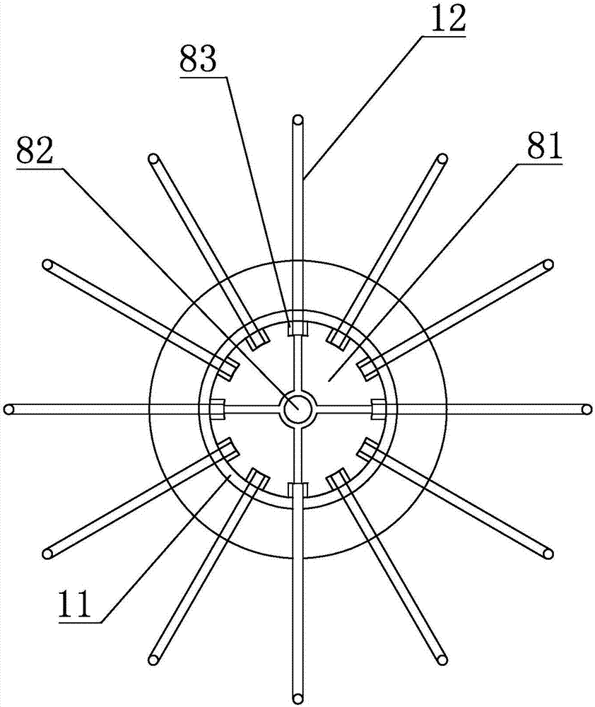 Framework straightening, bending and welding integrated machine with steel ring positioning device