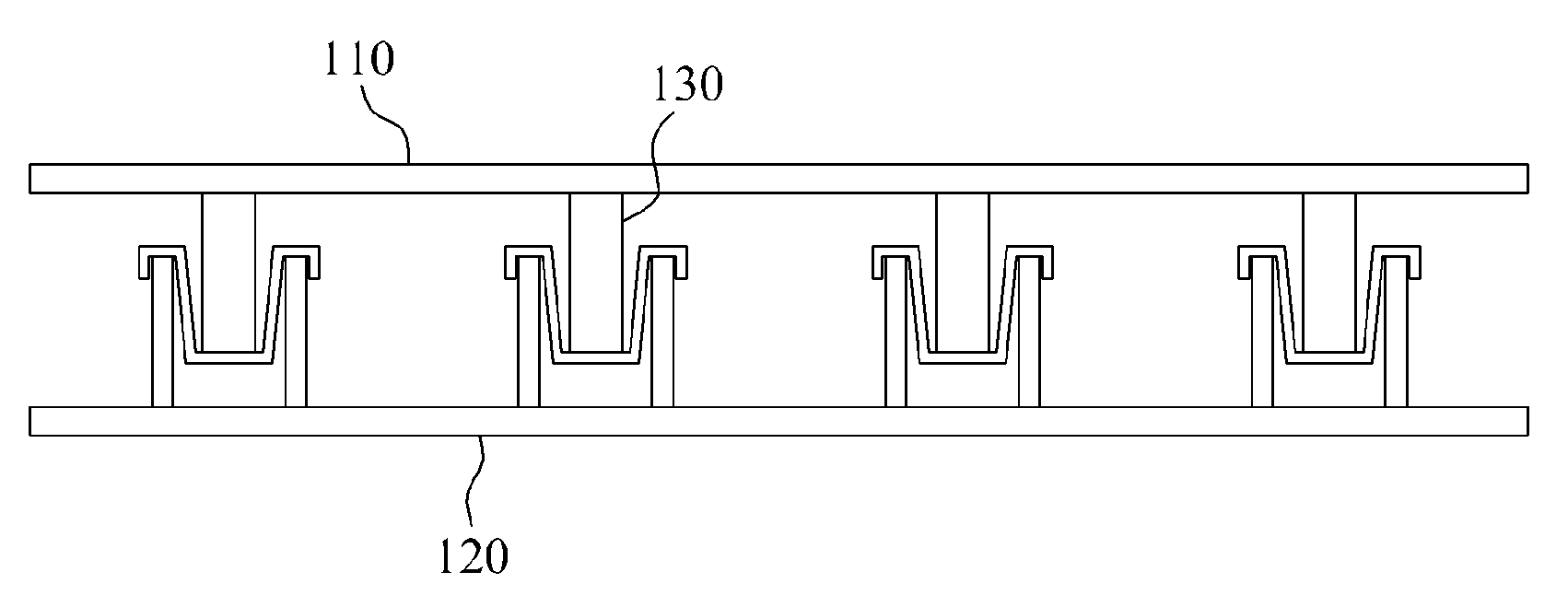 Structure of vacuum insulator with assembly reciprocating support