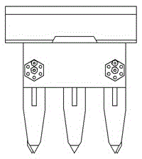 A multi-directional restraint device for ballasted track bed