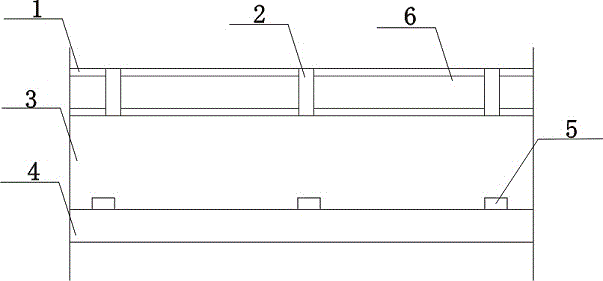 Pressure steel pipe embedded structure