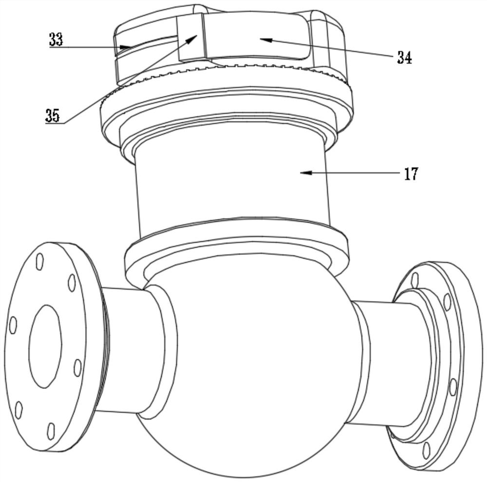 Self-locking positioning anti-return valve