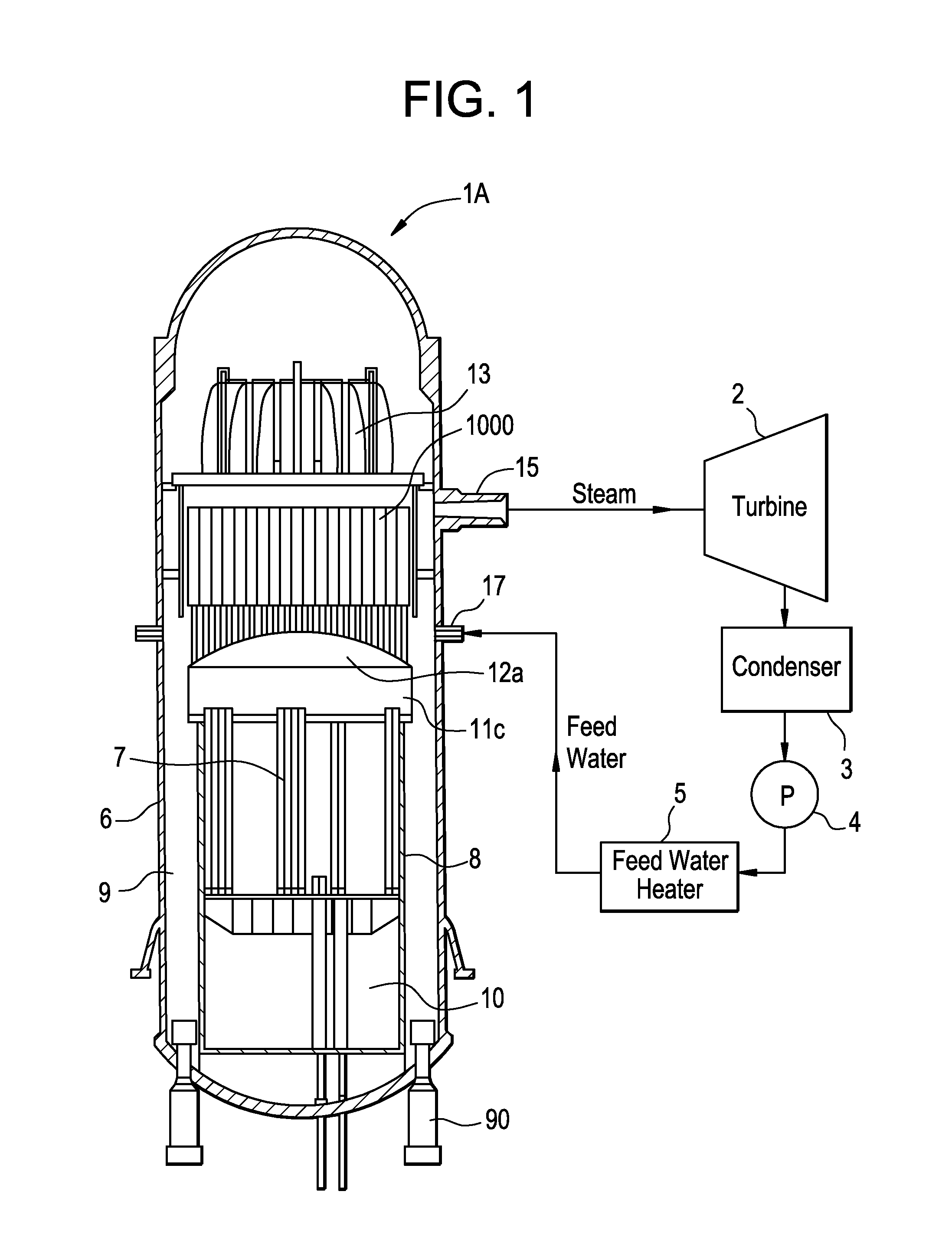 Steam separator and nuclear boiling water reactor including the same