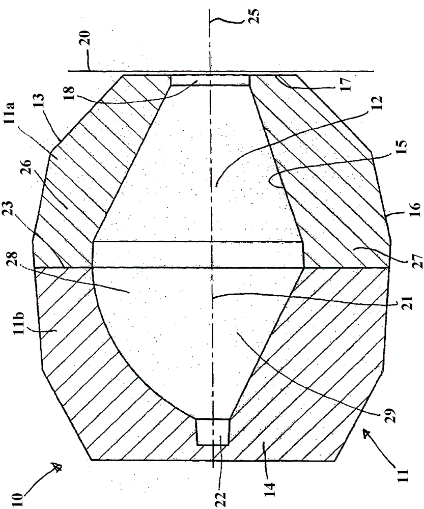 Feeder insert for a vertically split casting mould