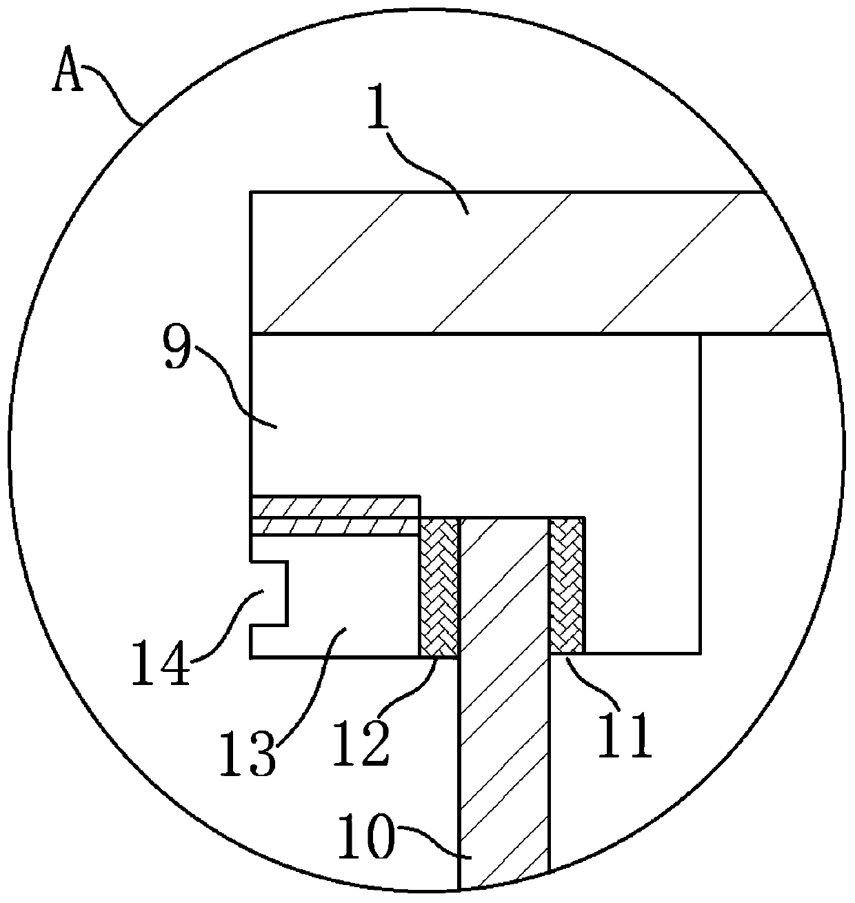 A penetrating and reinforced roadblock pile led lighting device