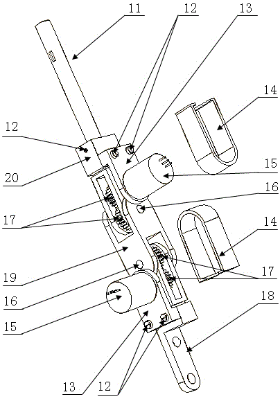 Outer skeleton type arm joint information detection device